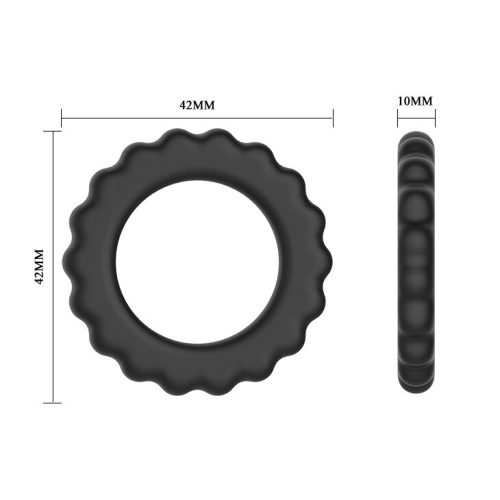 Ерекційне кільце чорне Titan BI-210145 - 5