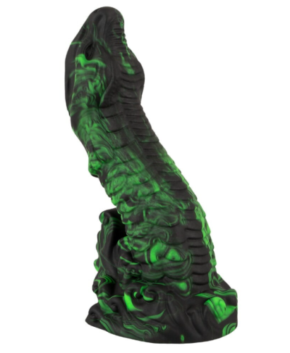 Фаллоимитатор в фантазийном образе ящерицы зеленого цвета Beasty Cocks Lizard Peak - 5