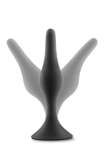 Анальная пробка ANAL ADVENTURES PLATINUM SILICONE размер S черная - 1