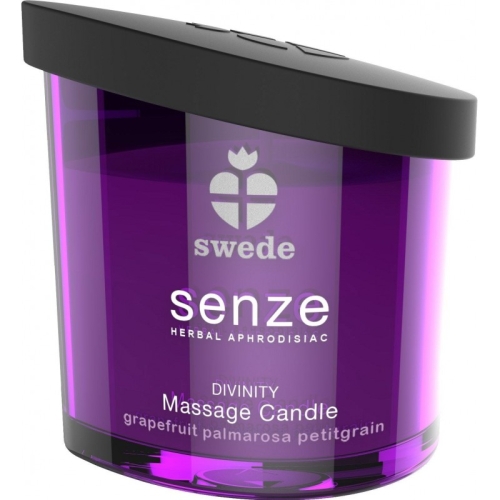 Свічка для масажу з ароматом грейпфруту Swede Senze Divinity Massage Candle 50 мл - 2