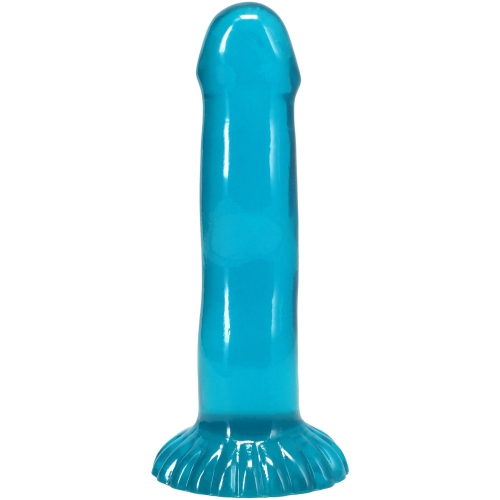 Набор фаллоимитаторов на присоске розовый фиолетовый зеленый Doc Johnson Crystal Jellies - Dong Starter Set - 5