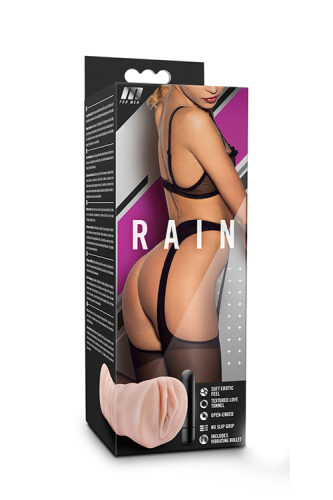 Мастурбатор-Вагіна з вібрацією для члена M FOR MEN RAIN VANILLA - 2