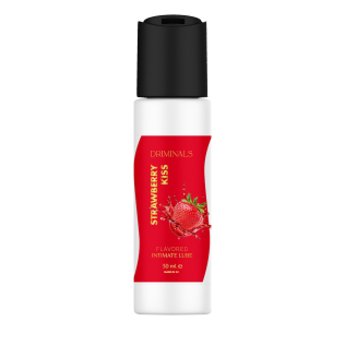 Оральный лубрикант со вкусом клубники Driminals Kiss Strawberry 30 мл