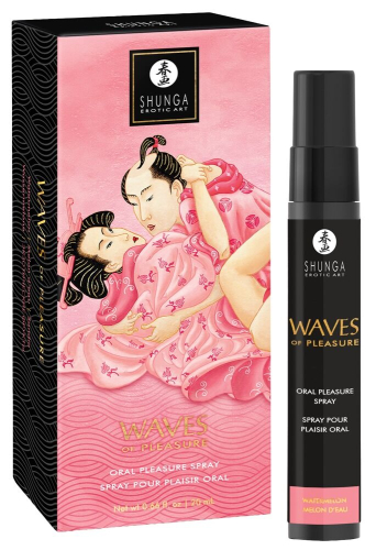 Спрей для минета для усиления слюноотделения со вкусом арбуза Shunga Waves of Pleasure 20 мл - 2