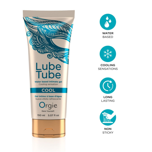 Лубрикант с охлаждающим эффектом на водной основе Orgie Lube Tube Cool 150 мл - 3
