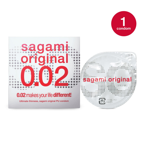 Полиуретановый презерватив Sagami Оriginal тонкие 0,02 (Сагами Оригинал) 1 шт - 1
