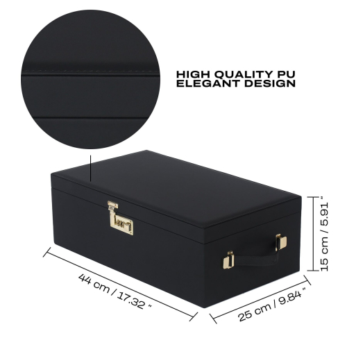 Кейс для игрушек черного цвета Dorcel Le Coffret Prestige Edition - 7