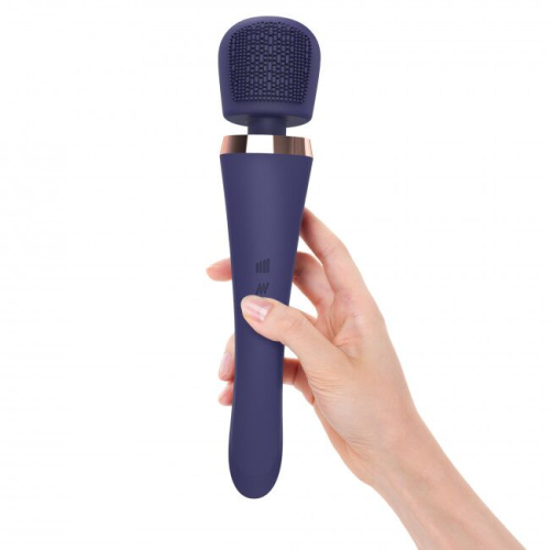 Вібромасажер Ванд у вигляді мікрофона синій Love To Love BRUSH CRUSH MIDNIGHT INDIGO - 5