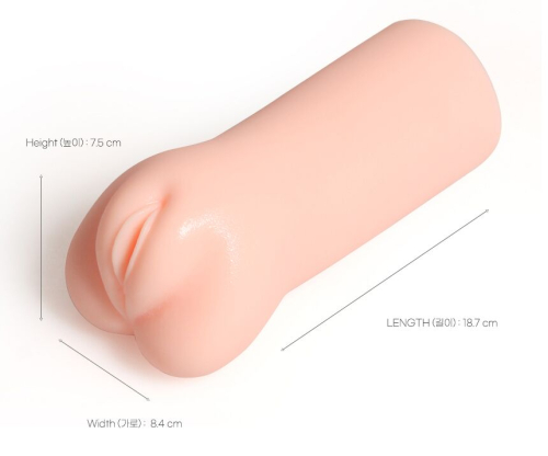 Мастурбатор двухслойный вагина телесного цвета Kokos Sandara Double Layer - 3