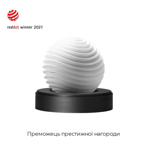 Мастурбатор яєчко для пеніса TENGA GEO Aqua - 3