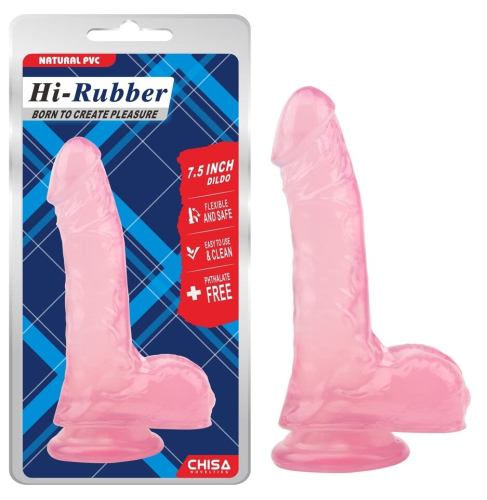 Фаллоимитатор на присоске реалистичный розовый CHISA 7.5 Inch Dildo - 1