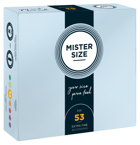 Презервативи Mister Size 53 mm (мм) 36 штук Містер Сайз - 2