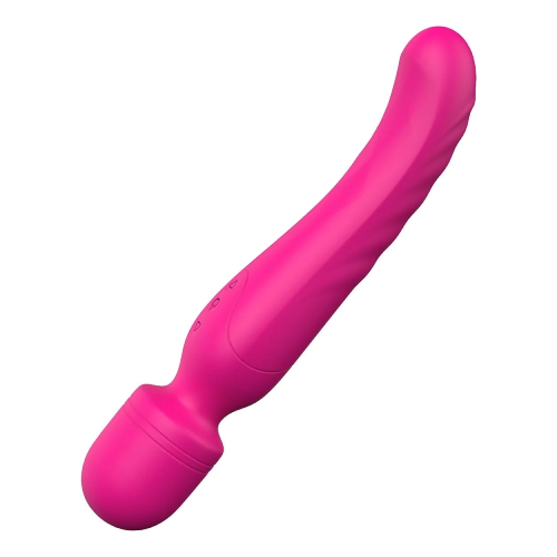 Вібратор-мікрофон із підігрівом силіконовий рожевий Dream Toys Essentials Heating Bodywand - 7