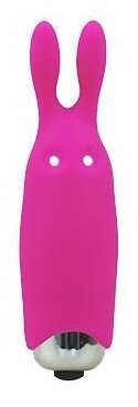 Минивибратор-кролик Adrien LasticPocket Rabbit розовый - 2