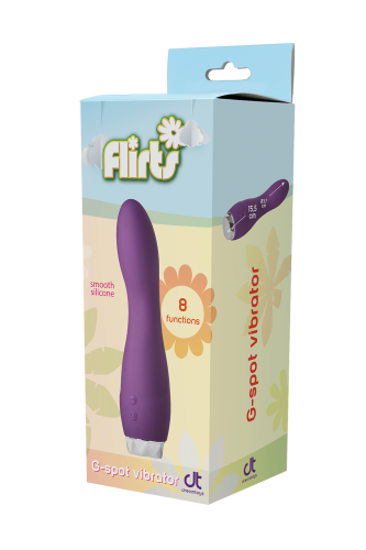 Вібратор для точки G фіолетового кольору Dream Toys Flirts G Spot Vibrator - 6