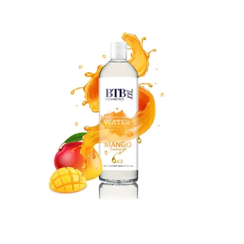 Оральный лубрикант на водной основе с ароматом манго MAI BTB FLAVORED 250 мл - 3