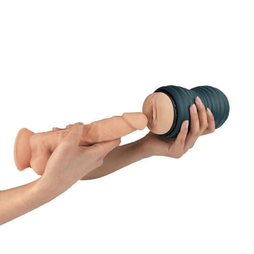 Мастурбатор Вагина в колбе телесного цвета Adrien Lastic Siltex Ultra - 7