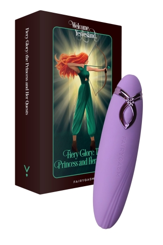 Вібратор для стимуляції клітора фіолетового кольору FairyGasm PleasureArrow - 1