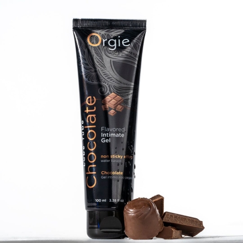 Оральный лубрикант со вкусом шоколада на водной основе Orgie Lube Tube 100 мл - 4