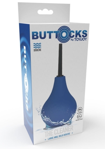 Анальный душ очищающий синий Toy Joy Buttocks 200 мл - 7