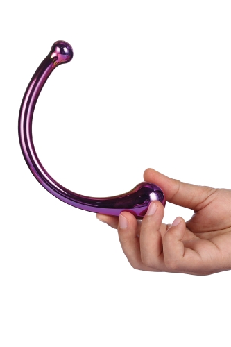 Изогнутый стеклянный фаллоимитатор Dream Toys GLAMOUR GLASS CURVED WAND - 4