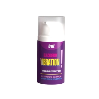Жидкий вибратор со вкусом ежевики Intt Vibration 15 мл