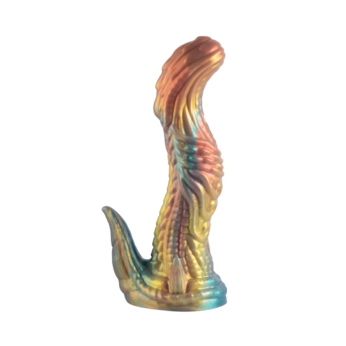 Фаллоимитатор в виде пришельца силиконовый разноцветный Vscnovelty Glitter Silicone Dildo Dickragon - 2