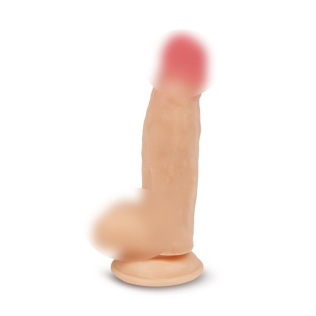 Силиконовый 9/4 см фаллоимитатор на присоске реалистичный Brazzers 12 см х 4 см