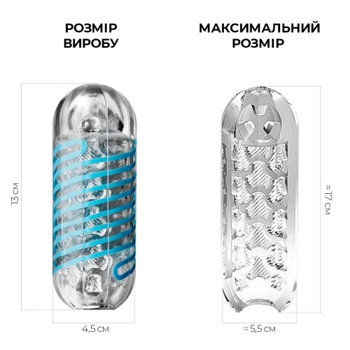 Мастурбатор Tenga Spinner Tetra м'які хвилеподібні відчуття Тенга Спиннер - 2