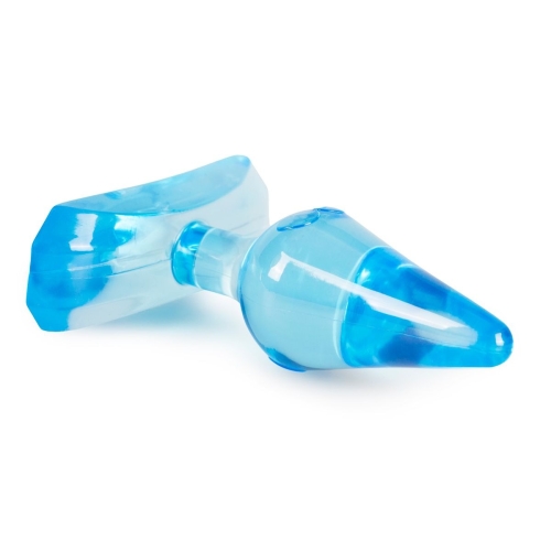 Анальний гелевий корок блакитного кольору EasyToys The Assifier - 2