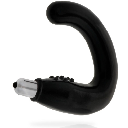 Вибромассажер простаты для мужчин силикон черного цвета Addicted Toys Anal Massager Black - 2