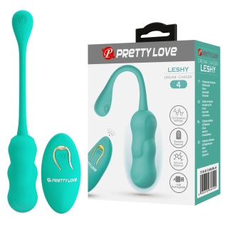 Віброяйце вагінальне з пультом бірюзове Lybaile Pretty Love Leshy
