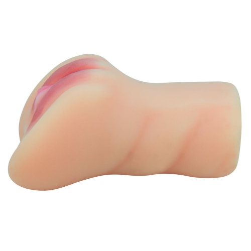 Мастурбатор з двома входами Анус і вагіна тілесного кольору Lybaile Crazy Bull Caroline soft skin - 4