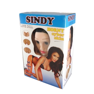 Гумова лялька для сексу світлошкіра брюнетка Love Dols SINDY-3D