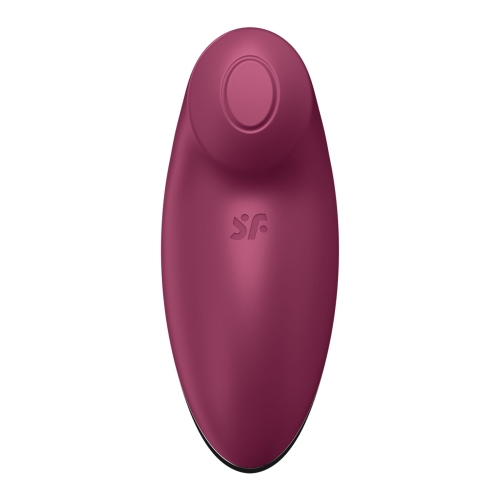 Вібратор Пульсатор для стимуляції клітора червоного кольору Satisfyer Tap &amp;amp; Climax 2 - 3