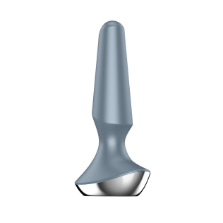 Анальная вибропробка серая Satisfyer Plug-ilicious 2