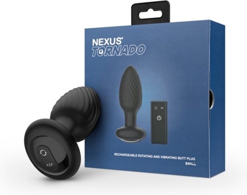 Анальна вібропробка з Пультом управління Nexus TORNADO Remote Control чорна - 6