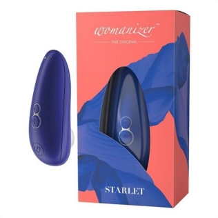 Вакуумный стимулятор клитора синий Womanizer Starlet 2 Sapphire 