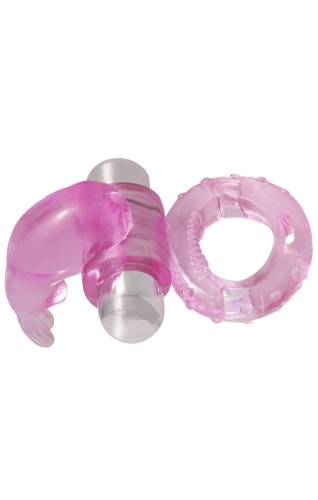 Ерекційне віброкільце рожевого кольору Winyi Cuddle Vibro Pro - 2