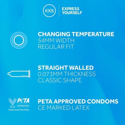 Презервативы с охлаждающим смазывающим покрытием Exs Cooling 10 штук - 2