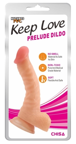 Фалоімітатор на присоску реалістичний бежевий CHISA Keep Love Prelude Dildo - 5