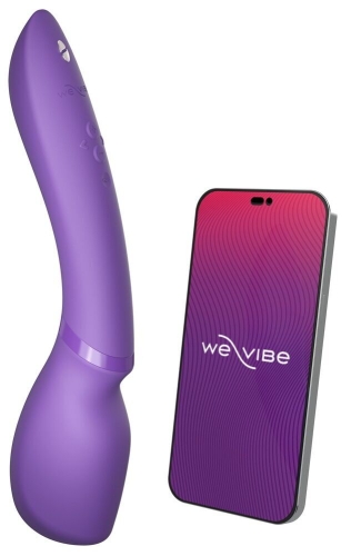 Смарт вібратор для точки G фіолетовий We-Vibe Wand 2 - 5