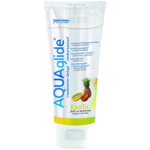 Оральний лубрикант зі смаком екзотичних фруктів JOY Division Aquaglide Exotic Lubricant 100 мл - 1