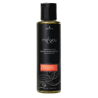 Возбуждающее массажное масло аромат маракуйи и гуавы с феромонами Sensuva Me&amp;amp;You 125 мл
