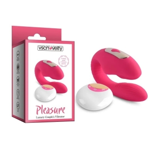 Вібратор для пари з пультом керування Pleasure Luxury Couples Vibrator рожевий