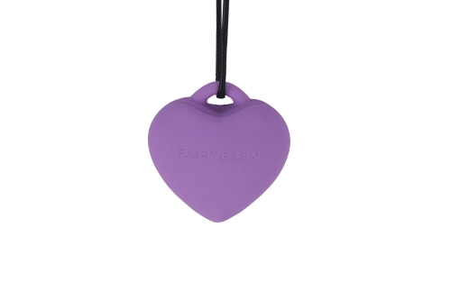 Мини вибратор для клитора фиолетового цвета FairyGasm PleasureStone - 4