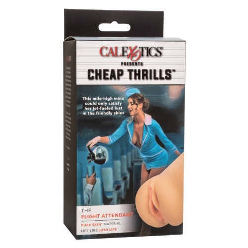 Мастурбатор вагіна тілесного кольору California Exotic Novelties Cheap Thrills The Flight Attendan - 8