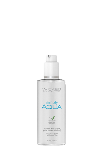 Лубрикант на водной основе Wicked Sensual Care Simply aqua 70 мл - 4