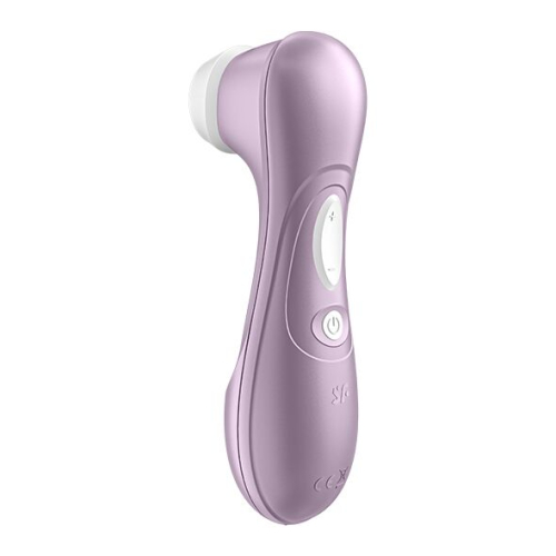Вакуумний кліторальний стимулятор фіолетового кольору Satisfyer Pro 2 - 6