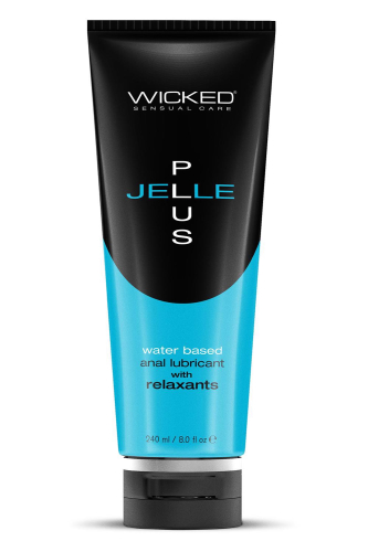 Анальне мастило розслаблююче на водній основі Wicked Sensual Care WICKED JELLY PLUS 240 мл - 1